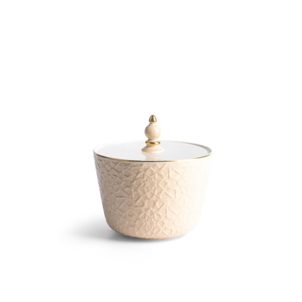  Medium Porcelain Vase From Crown - Beige