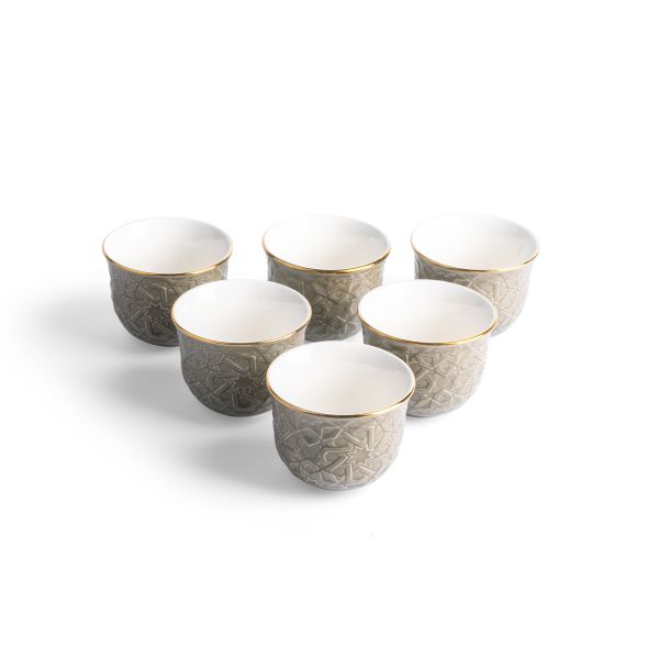 Arabic Coffee Sets From Crown - Grey