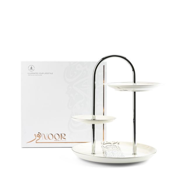Serving Stand With 3 layers From Nour - Pearl
