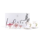 Tea And Arabic Coffee Set 19Pcs From Lilac - Pink