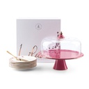 Cake  Serving Set 9Pcs From Lilac - Pink