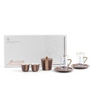 Tea And Arabic Coffee Set 19 pcs From Nour - Brown