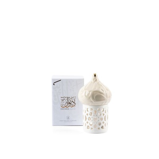 [ET2350] Small Electronic Candle From Diwan -  Beige