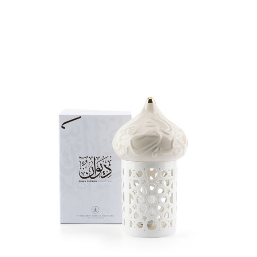 [ET2356] Medium Electronic Candle From Diwan -  Beige