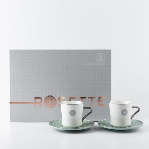 [ET2174] Porcelain Tea Set From Rosette - Blue