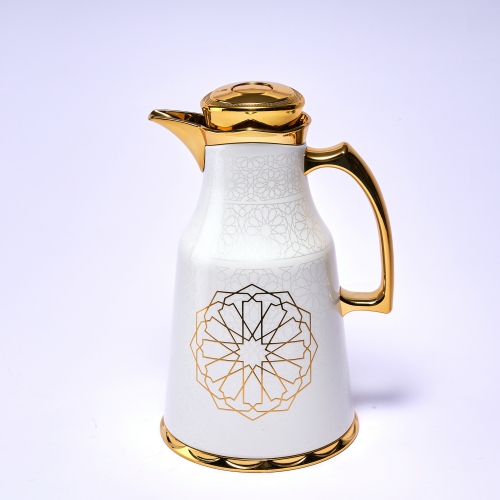 [JG1010] أبيض - دلة شاي بتصميم أنيق من سرايا