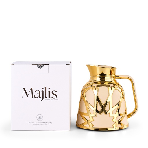 [JG1237] Vacuum Flask For Tea And Coffee From Majlis - Beige